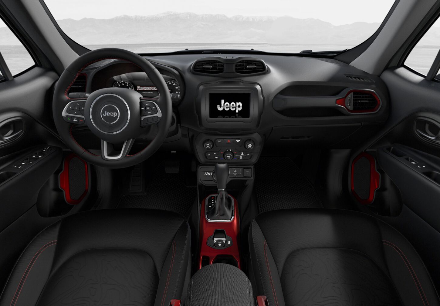 2019 Jeep Renegade Trailhawk Front Interior